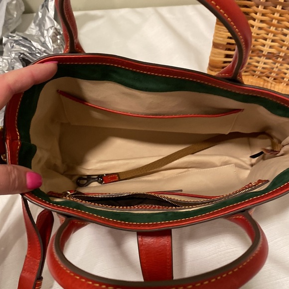 Dooney & Bourke Florentine Amelie Tote Crossbody in Red NWOT - Picture 10 of 13